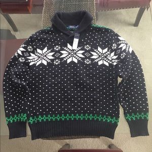 Men’s Polo by Ralph Lauren Shawl Sweater